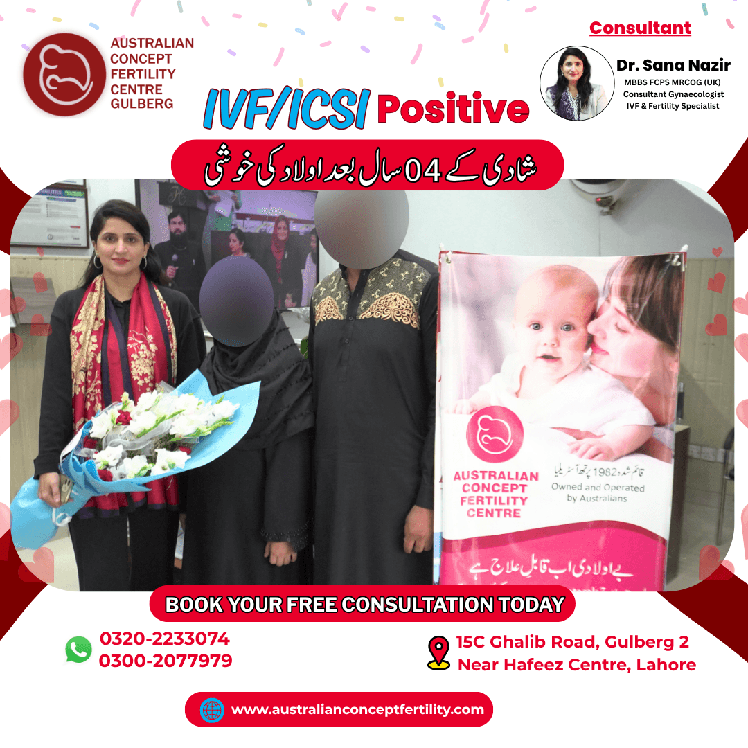 IVF / ICSI Positive After 4 Years of Marriage