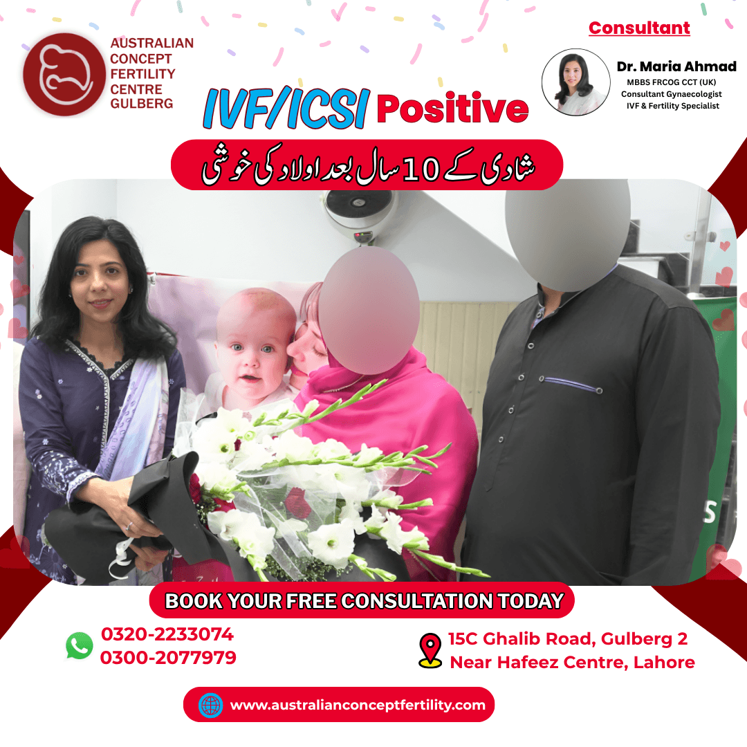 IVF / ICSI Positive After 10 Years of Marriage