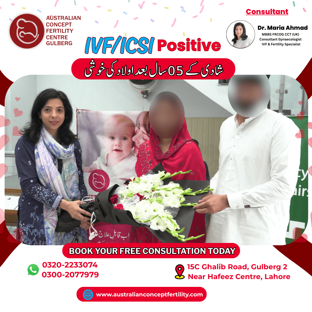 IVF / ICSI Positive After 5 Years of Marriage